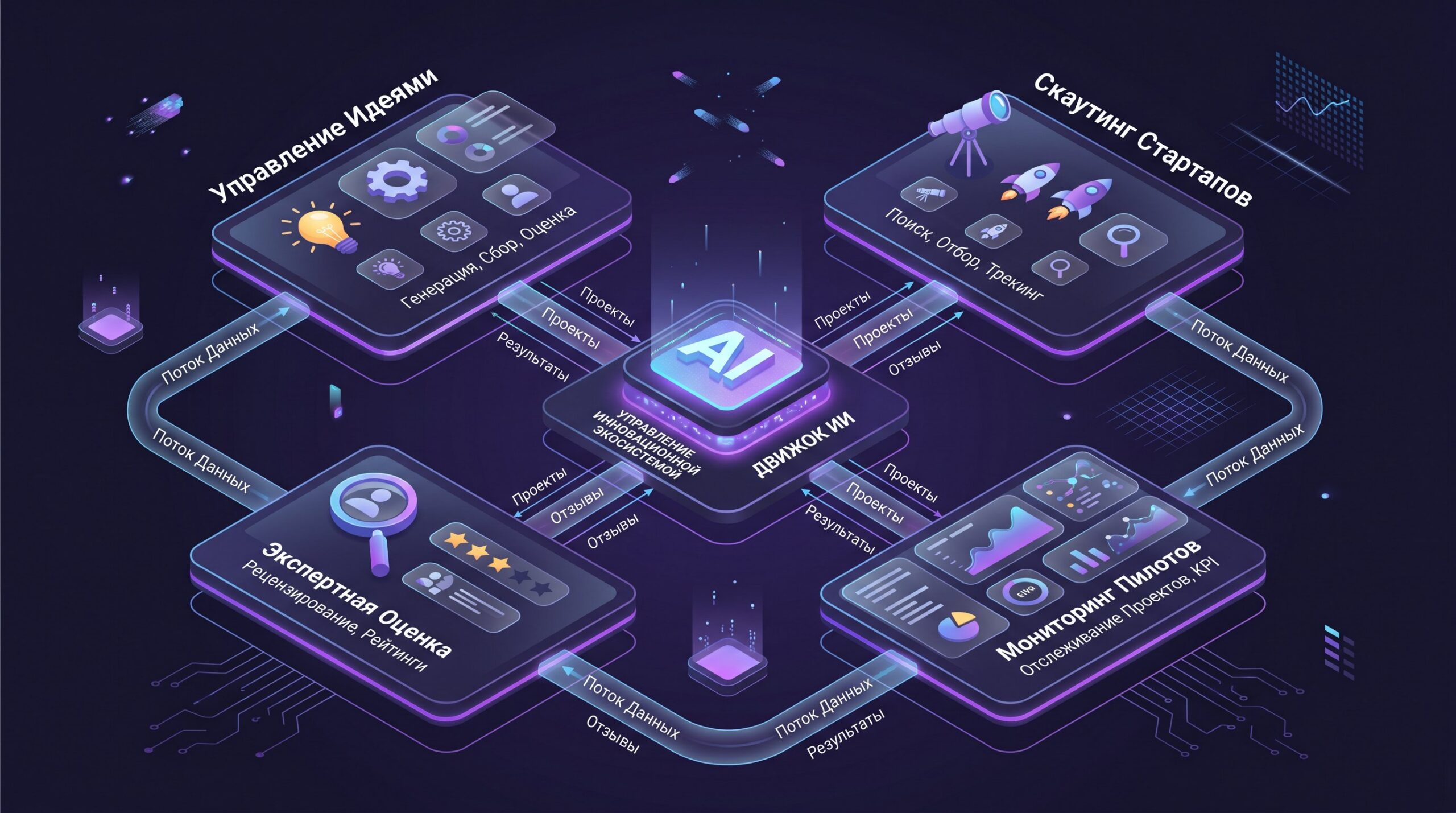 Проект: Платформа для управления экосистемой инноваций