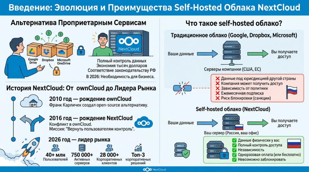Что такое NextCloud и почему это должно волновать ваш бизнес